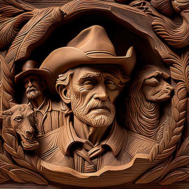 3D model Charles Russell American artist (STL)